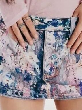 NWT We The Free Gallivanting Illusions Skort SZ 25